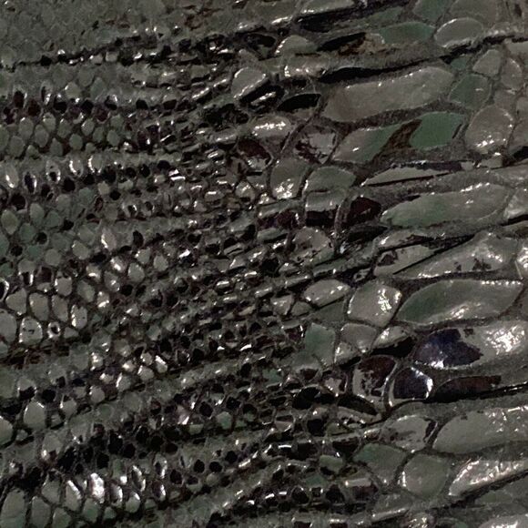 Michael Kors Women's Faux Snakeskin Bunched Clutch Convertible Crossbody Bag - Picture 5 of 8